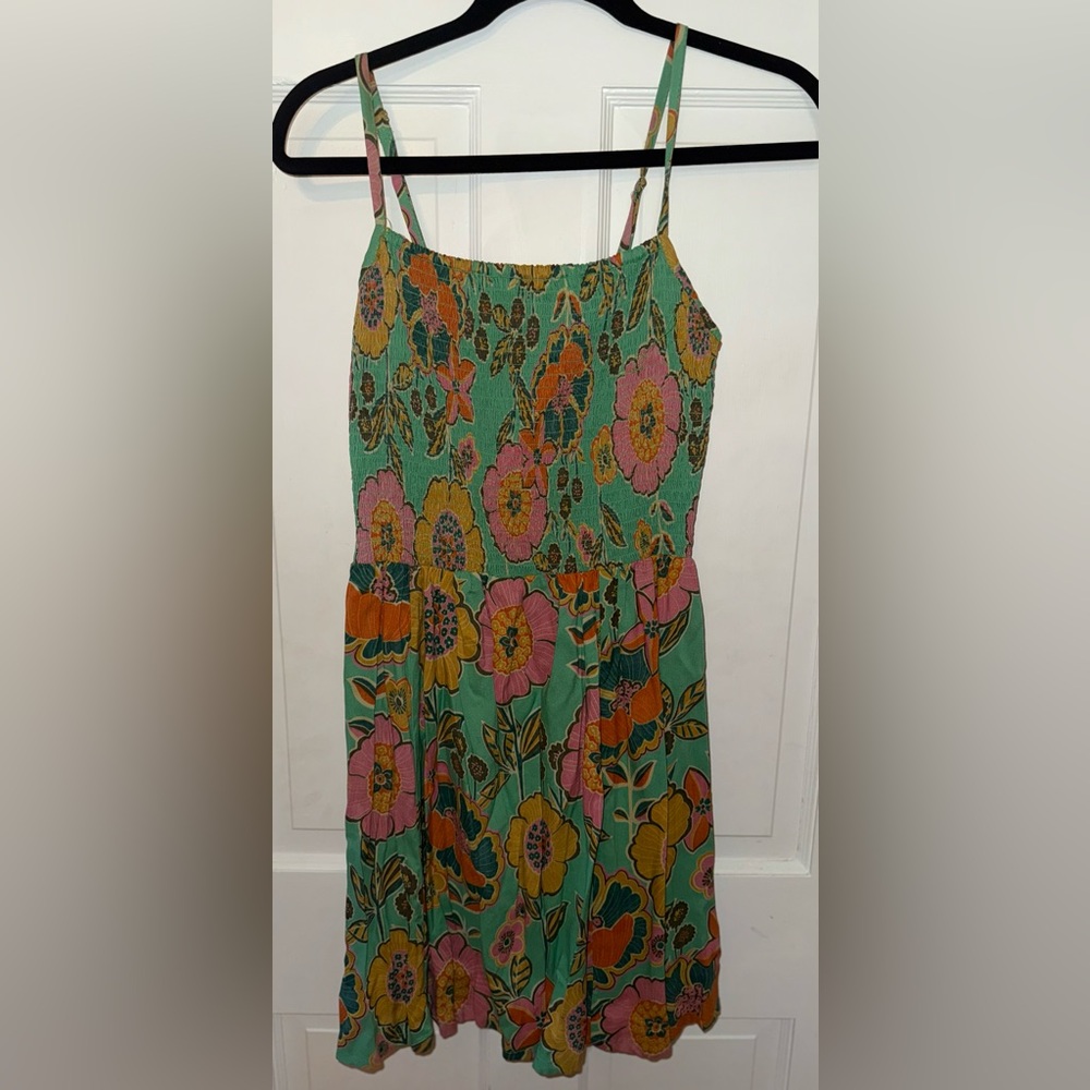 Angie Multicolor Smocked Dress